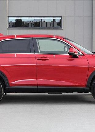 Повна окантовка вікон (нерж) для honda hr-v 2021- рр