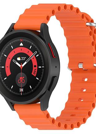 Ремешок ocean band для smart watch 20mm оранжевый / orange