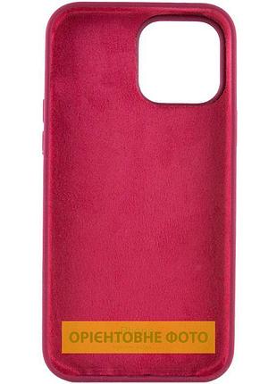 Чехол silicone case full protective (aa) для apple iphone 17 (6.3") бордовый / maroon 2