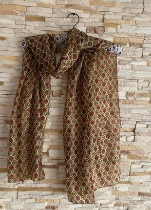 Обалденный шелковый шарф,платок ,палантин columbus/100%шелк