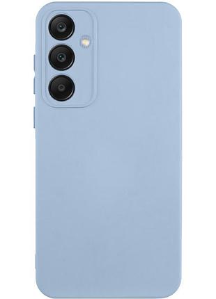 Чехол tpu getman liquid silk full camera для samsung galaxy s23 fe голубой / lilac blue