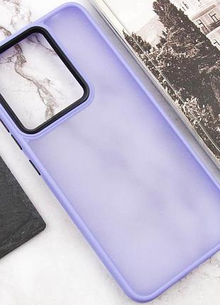 Чохол tpu+pc lyon frosted для xiaomi redmi 13c / poco c65 purple