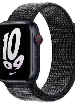 Ремешок nylon для apple watch 38/40/41/42mm(ser.10) black / summit white