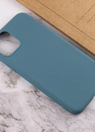 Силіконовий чохол candy для apple iphone 12 pro max (6.7") синій / powder blue