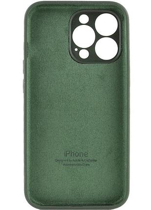 Чохол silicone case full camera protective (aa) для apple iphone 13 pro max (6.7") зелений / cyprus green 3