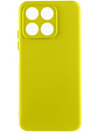 Чехол silicone cover lakshmi full camera (a) для huawei honor x8a желтый / flash