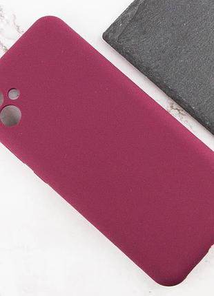Чехол silicone cover lakshmi full camera (aaa) для samsung galaxy a06 бордовый / plum