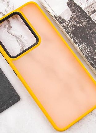 Чохол tpu+pc lyon frosted для xiaomi redmi 13c / poco c65 orange