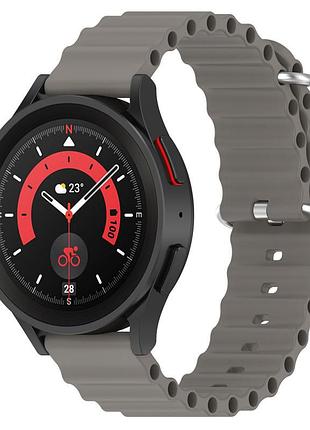 Ремешок ocean band для smart watch 22mm серый / gray