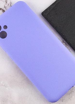 Чехол silicone cover lakshmi full camera (aaa) для samsung galaxy a06 сиреневый / dasheen