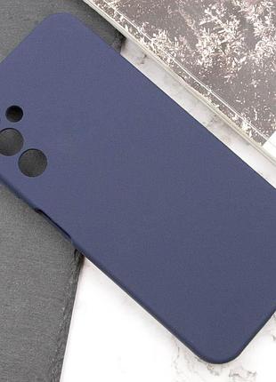 Чехол silicone cover lakshmi full camera (aaa) для samsung galaxy a14 4g/5g темно-синий / midnight blue
