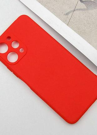 Силіконовий чохол candy full camera для xiaomi redmi 12 червоний / red