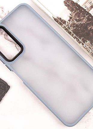 Чохол tpu+pc lyon frosted для realme c33 sierra blue