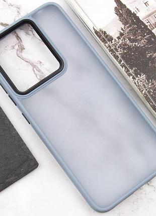 Чохол tpu+pc lyon frosted для infinix smart 9 4g / hot 50i sierra blue