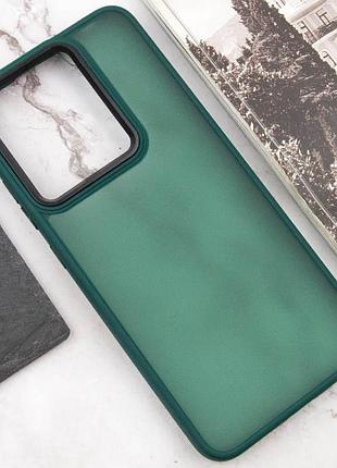 Чохол tpu+pc lyon frosted для infinix smart 9 4g / hot 50i green