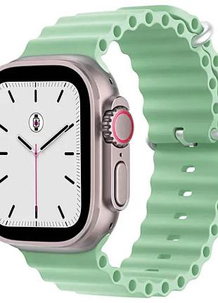 Ремешок ocean band для apple watch 42(ser.1-3)/44/45/46/49mm зеленый / pistachio