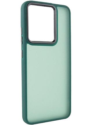 Чохол tpu+pc lyon frosted для motorola moto e40 green