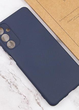 Чохол tpu getman liquid silk full camera для samsung galaxy a25 5g синій / midnight blue