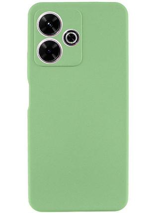 Чохол silicone cover lakshmi full camera (aaa) для xiaomi redmi 13 4g / poco m6 4g м'ятний / mint