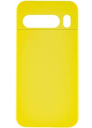 Чехол silicone cover lakshmi full camera (aaa) для google pixel 8 pro желтый / yellow