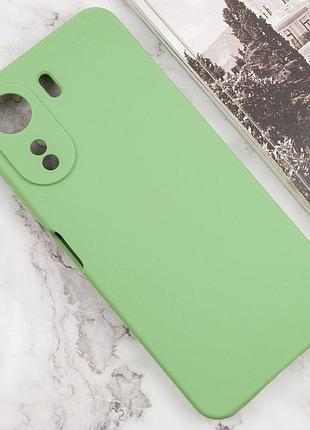 Чохол silicone cover lakshmi full camera (aaa) для xiaomi redmi 13c / poco c65 м'ятний / mint
