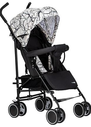Коляска для дитини прогулянкова freeon simple, black - white