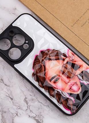 Tpu+pc чохол prisma ladies для apple iphone 14 pro max (6.7") chocolate
