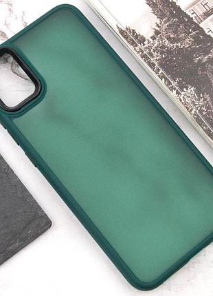 Чохол tpu+pc lyon frosted для samsung galaxy a06 green