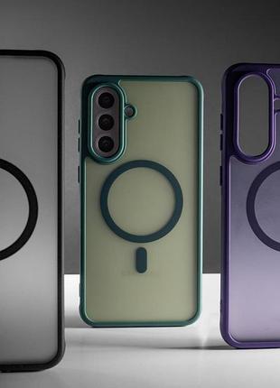 Чохол tpu bloom with magsafe для samsung galaxy s23 fe green