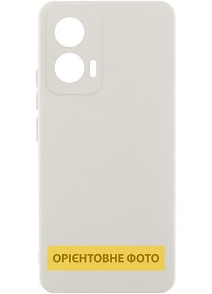 Чохол silicone cover lakshmi full camera (aaa) для motorola moto g15 4g білий / white
