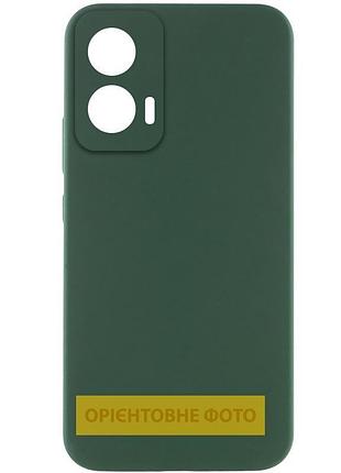 Чехол silicone cover lakshmi full camera (aaa) для motorola moto g85 зеленый / cyprus green