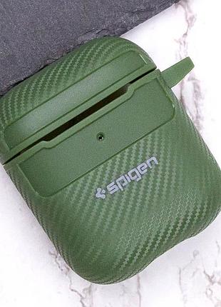 Футляр sgp shockproof для наушников airpods 1/2 pine green
