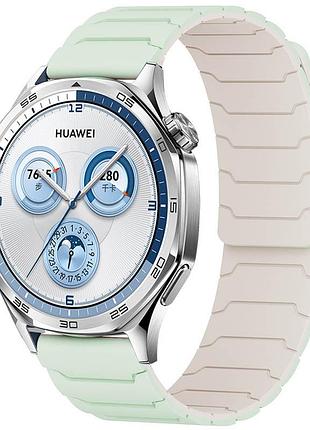 Ремешок dual-color magnetic для smart watch 20mm mint green / starlight