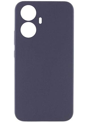 Чохол silicone cover lakshmi full camera (aaa) для realme 10 pro+ сірий / dark gray