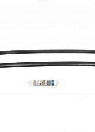 Рейлинги omsaline solid (hb, 2 шт, черные) для citroen c-4 2004-2010 гг