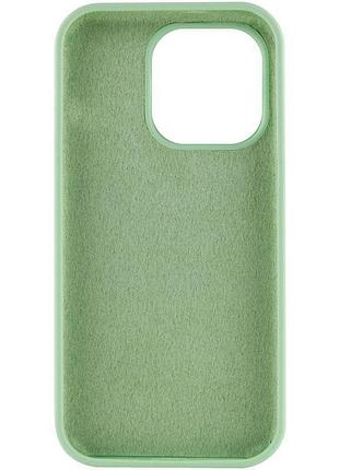 Чохол silicone case full protective (aa) no logo для apple iphone 16 (6.1") зелений / pistachio 2