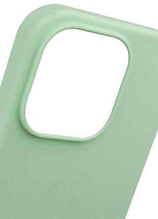 Чохол silicone case full protective (aa) no logo для apple iphone 16 (6.1") зелений / pistachio 3