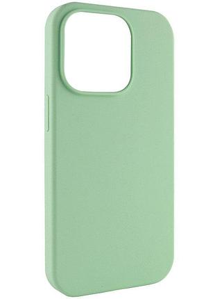 Чохол silicone case full protective (aa) no logo для apple iphone 16 (6.1") зелений / pistachio 5