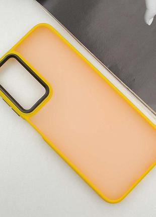Чохол tpu+pc lyon frosted для samsung galaxy a05s orange