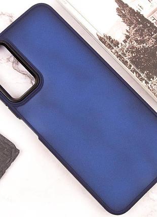 Чехол tpu+pc lyon frosted для realme c65 4g navy blue