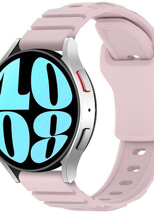 Силиконовый ремешок defense для smart watch 20mm light pink