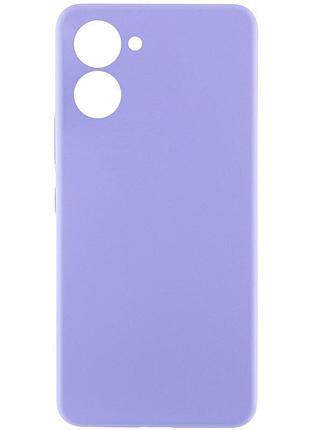 Чохол silicone cover lakshmi full camera (aaa) для realme c33 бузковий / dasheen
