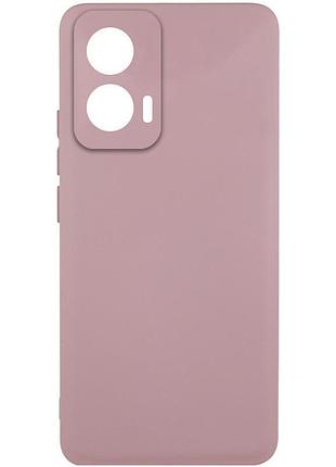 Чехол silicone cover lakshmi full camera (aaa) для motorola edge 60 pro розовый / pink sand