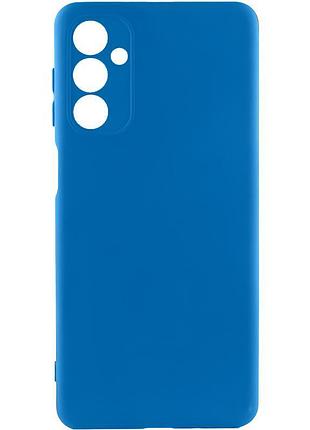 Чохол tpu getman liquid silk full camera для samsung galaxy a54 5g синій / royal blue