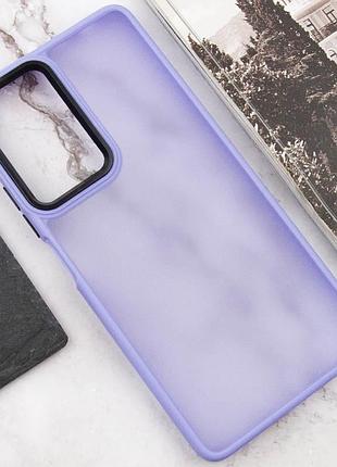 Чохол tpu+pc lyon frosted для xiaomi poco f5 pro purple