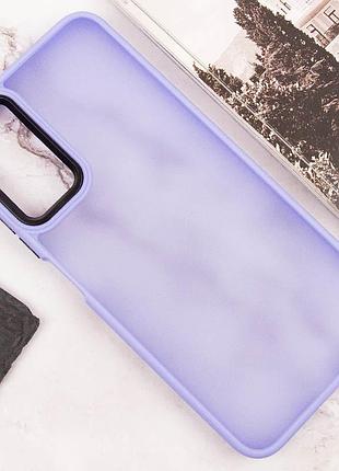 Чохол tpu+pc lyon frosted для motorola moto g54 purple