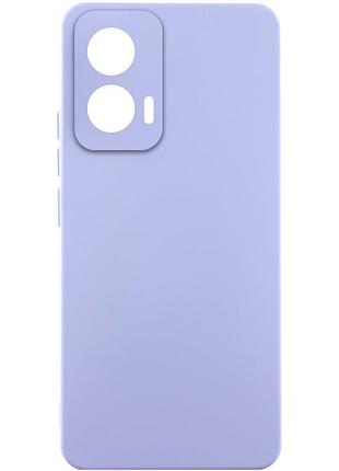 Чехол silicone cover lakshmi full camera (aaa) для motorola edge 60 pro сиреневый / dasheen