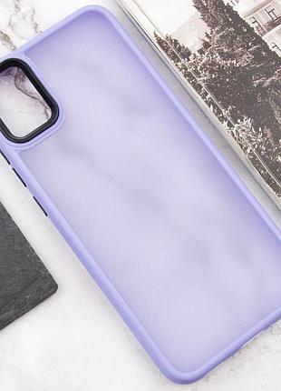 Чохол tpu+pc lyon frosted для samsung galaxy a06 purple