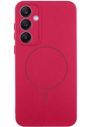 Чохол silicone cover lakshmi full camera (aa) with magfit для samsung galaxy s23 fe червоний / rose red