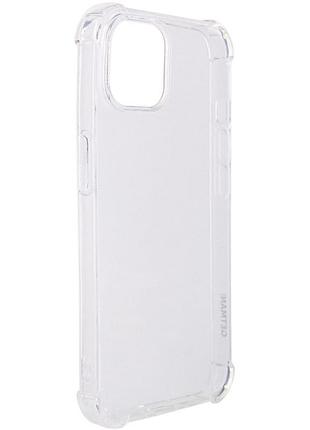 Tpu чехол getman ease logo усиленные углы для apple iphone 14 (6.1") бесцветный (прозрачный) 2